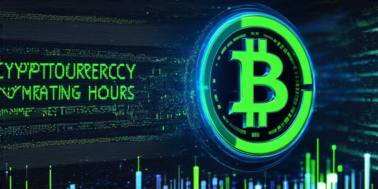 What are the operating hours of the cryptocurrency market?