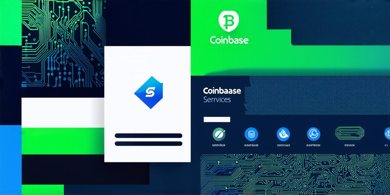 What types of cryptocurrency services does Coinbase provide?